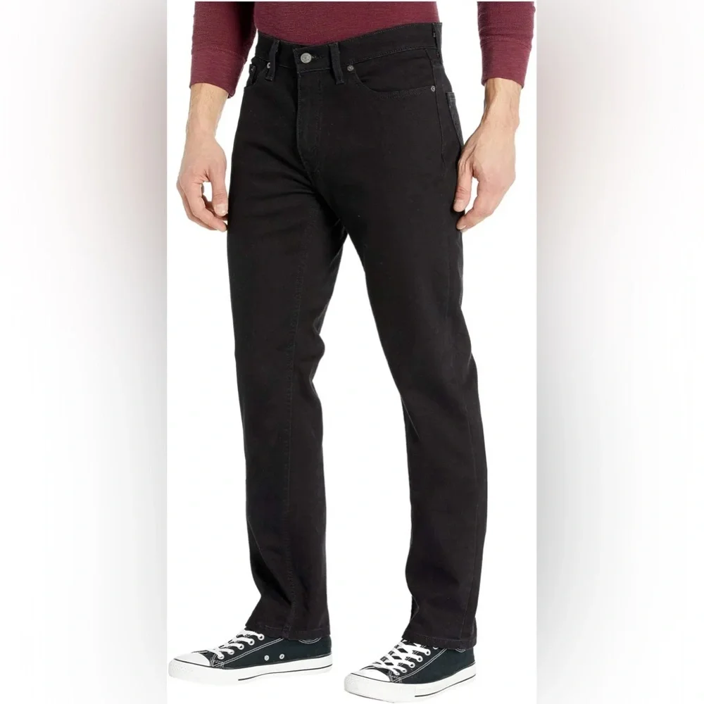 Levi's Men's 541™ Black Athletic Taper Stretch Jeans Size 40 x 32